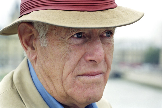 American writer James Salter poses for a portrait October 1, 1999 in Paris, France.
